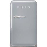 Smeg 50s Style Right Hand Hinged Minibar FAB5RSV6 72cm Fridge - Silver - C Rated, Silver