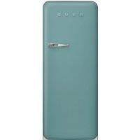 Smeg 50s Style Retro Right Hand Hinge FAB28RDEG6 153cm Small Fridge with Ice Box - Emerald Green - C Rated, Green