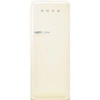 Smeg 50s Style Retro Right Hand Hinge FAB28RCR6UK 153cm High Small Fridge with Ice Box - Cream - C Rated, Cream