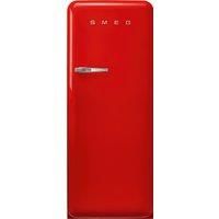 Smeg 50s Style Retro Right Hand Hinge FAB28RRD6UK 153cm Small Fridge with Ice Box - Red - C Rated, Red