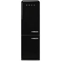 Smeg 50's Style FAB32LBL6UK 197cm 60/40 Frost Free Fridge Freezer - Black - C Rated, Black