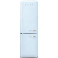 Smeg 50's Style FAB32LPB6UK 197cm 60/40 Frost Free Fridge Freezer - Pastel Blue - C Rated, Blue