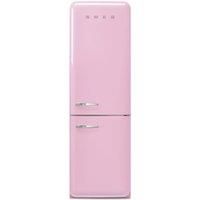 Smeg 50's Style FAB32RPK6UK 197cm 60/40 Frost Free Fridge Freezer - Pink - C Rated, Pink