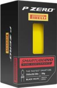 Pirelli P ZeroSmarTube EVO Bicycle Inner Tube, 700x25-28mm, 80mm Presta Valve, Multi-Coloured (Multi-Coloured)