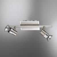 Fabas Luce Two-bulb ceiling light ALICE