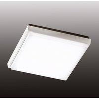 Fabas Luce Desdy LED outdoor ceiling light, 24x24 cm, white