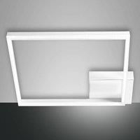 Fabas Luce Square LED ceiling light Bard, 1-bulb