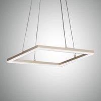 Fabas Luce Bard LED Integrated Pendant Ceiling Light Light Gold Matt Glass