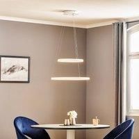 Fabas Luce Giotto LED Integrated Pendant Ceiling Light Light White Glass