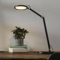 Fabas Luce Regina LED desk lamp with a dimmer, black