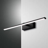 Fabas Luce Nala LED wall light, black, width 50 cm