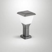 Fabas Luce Lena pillar light, 30 cm, dark grey, metal, E27, IP65