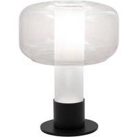 Fabas Luce Flick table lamp, clear, glass, 28 cm, dimmable, E14