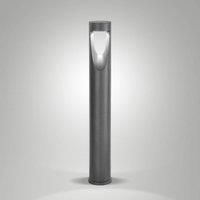 Fabas Luce Teo LED path light, 80 cm high, black, metal, IP65