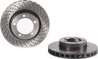 Brake Disc Single Vented fits PORSCHE 911 993 3.8 Front Right 95 to 97 304mm New