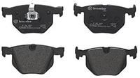 Brembo Brake Pad Set Rear With Piston Clip & Anti-Squeak Plate Fits BMW 7 Series