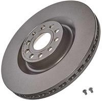Brake Disc Single Vented fits VW PASSAT 3C2, 3C5 2.0D Front 05 to 10 345mm
