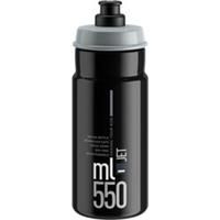 Elite Jet Biodegradable Water Bottle 550ml  - Black-Grey Logo, Black-Grey Logo