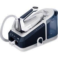 Braun CareStyle 7 Pro IS7282BL, Steam Generator Iron with FreeGlide 3D Technology, Smart iCareMode, Vertical Ironing, Anti Drip, Detachable 2L Water Tank, 2700W, Blue