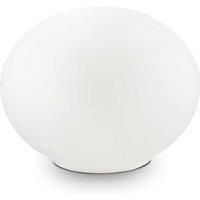 Ideal Lux Smarties White TL1 – Table Lamps (Ambience, AC, G9, white, chrome, glass, Living Room)