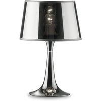 Ideallux London Cromo table lamp height 36.5 cm