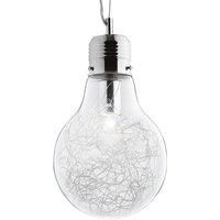 Ideallux Luce Max - hanging lamp in light bulb shape