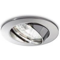 Swing downlight round, GU10 pivotable 3-set chrome