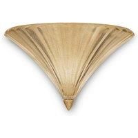 Ideal Lux Santa AP1 Big Suitable for Indoor Use E14 Gold – Wall Lighting (Surfaced, Living Room, Gold, Glass, Metal, IP20, Transparent)