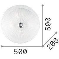 Shell Classic Amber Glass 4 Light Ceiling Light E27