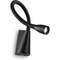 Ideal Lux Goose - LED 1 Light Reading Lamps Black