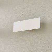 Ideallux Zig Zag LED wall light, white, width 29 cm