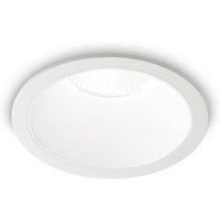 Ideal Lux Game - LED 1 Light Recessed Spotlight White