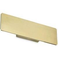 Ideal Lux Zig Zag Integrated Led Wall Lamp Brass 29cm 3000K