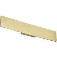 Ideal Lux Zig Zag Integrated Led Wall Lamp Brass 53cm 3000K