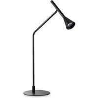 Ideal Lux Diesis Dimmable Integrated LED Table Lamp Black, in-Built Switch, 3000K