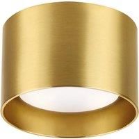 Ideal Lux Spike Round Surface Mounted Downlight Brass