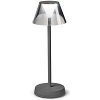 Ideallux Ideal Lux Lolita LED patio light, battery, grey