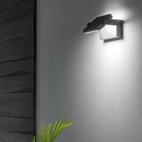 Ideal Lux Swipe LED Outdoor Down Wall Lamp Anthracite, 3000K, IP54