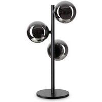 Ideal Lux PERLAGE 3 Light Globe Table Lamp Black, Non-Dim