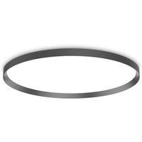 Ideal Lux Fly 90cm Integrated LED Semi Flush Light Black, 4000K, IP40