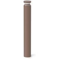 Ideal Lux Boeing 100cm LED Outdoor Bollard Coffee 3000K IP65