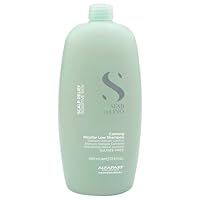 Alfaparf Milano Semi di Lino Scalp Relief Calming Micellar Low Shampoo, 1 L,8022297096636