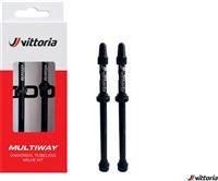 Vittoria Tubeless Multiway valve set black 40mm pair