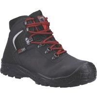 Cofra Summit Size 7 Black Water-Resistant Steel Toe Cap Safety Boots (574XK)