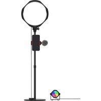 JOBY Beamo Studio Creator Kit, Studio Light for Video, Soft Key Light with Remote, Background Light with 12 Colors, Wavo Mobile Microphone, GorillaPod Flexible Arm with Phone Mount, USB Studio Light