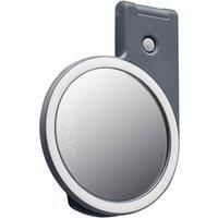 JOBY Beamo Ring Light, Compatible with iPhone with MagSafe, LED Ring Light, Usable with Any Smartphone with the Included Sticky Ring, Ring Light for Phones, Magnetic Ring Light, Color Gray