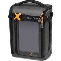 Lowepro GearUp Creator Box Large II, Mirrorless and DSLR Camera Bag, Camera Case with QuickDoor Access, Made with Recycled Fabric, Orange Padded Interior Dividers, Grey