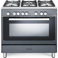 KENWOOD CK306SL 90 cm Dual Fuel Range Cooker  Slate Grey & Chrome