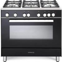 KENWOOD CK307G 90 cm Gas Range Cooker Black & Chrome