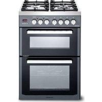 KENWOOD CK234DF SL 60 cm Dual Fuel Cooker  Grey & Chrome